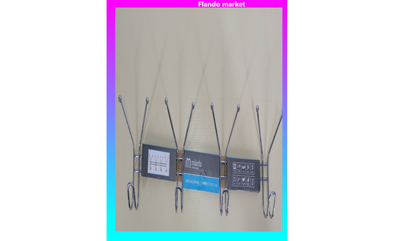 !НАСТЕННЫЕ КРЮЧКИ 003W000M41 52,9 см. 4 крючка хром