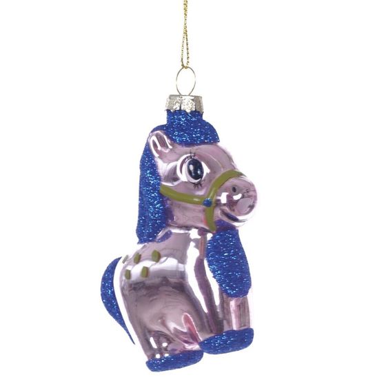 Украшение новогоднее &quot;Лошадка&quot;, L7 W3,5 H9,5 см, 2в.