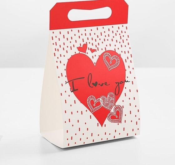 !09 Пакет крафтовый квадратный (набор 3 штуки) «Лучшему во всём», 14 × 14 × 9 см.