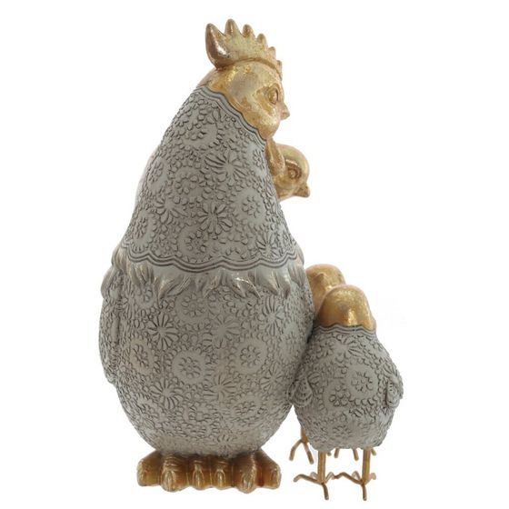 Фигурка декоративная &quot;Курица с цыплятами&quot;, L20 W12 H23 см