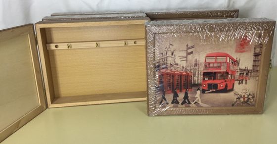 !09 КЛЮЧНИЦА НАСТЕННАЯ &quot;LONDON&quot;, 29 X 22 X 7 СМ