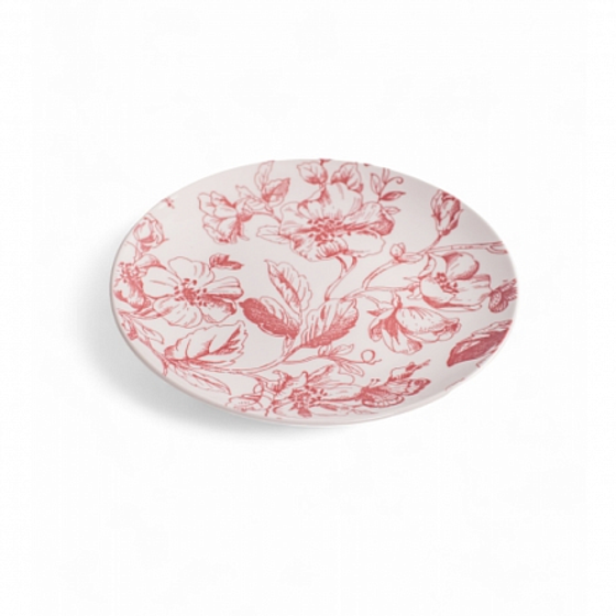 Тарелка десертная BOTANICA бордо 19см