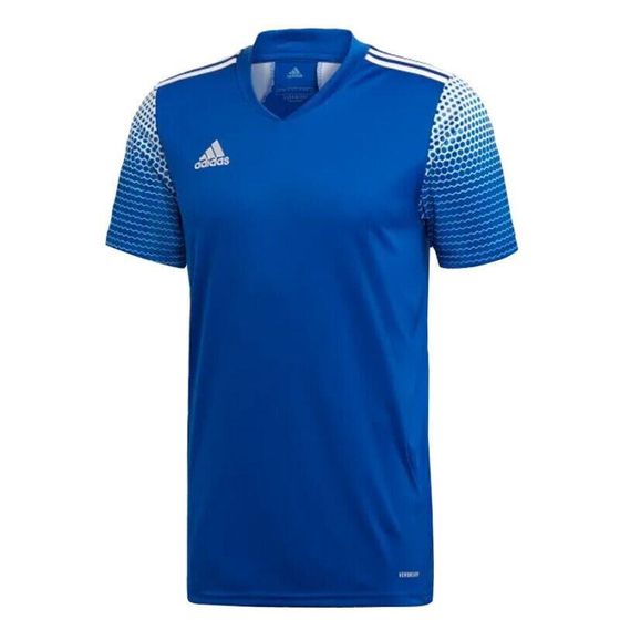 Мужская футболка спортивная синяя однотонная adidas Regista 20 JSY FI4554