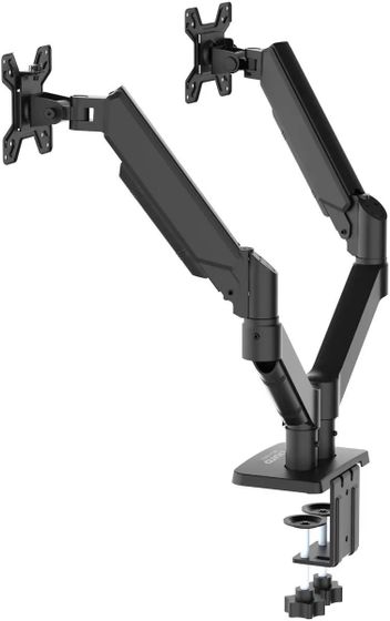 Кронштейн для мониторов Buro BU-M12 черный 17&quot;-32&quot; макс.10кг крепление к столешнице поворот и наклон