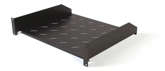 Полка Hyperline TAL3-2U-400-RAL9005 2U нагр.:20кг. 19&quot; 400мм черный (упак.:1шт)