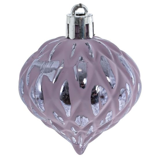 Набор из 12шт Украшение новогоднее &quot;Шар&quot;, L22 W7 H17 см