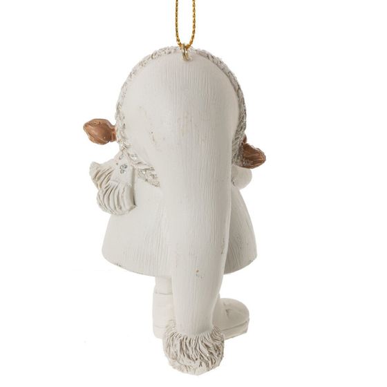 Фигурка декоративная подвесная "Девочка", L5 W5,5 H9,5 см, 2в.