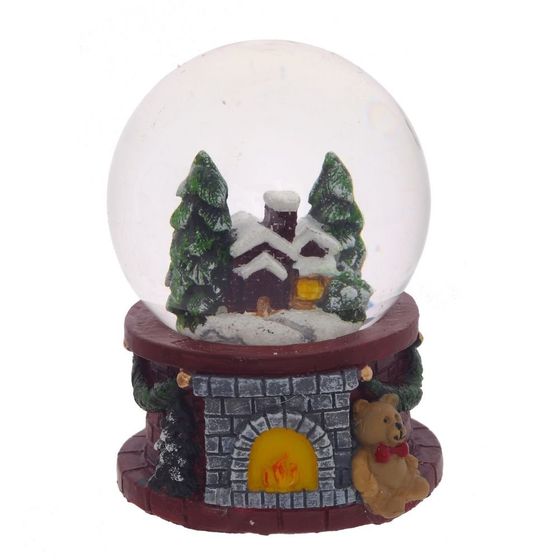 Фигурка декор с стекл шаре &quot;Домик&quot;, D4,5 см, L5 W5 H6 см