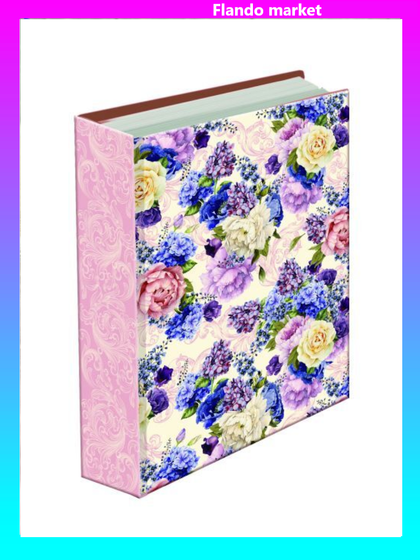 !09 Декоративная настенная ключница Лиловые букеты, 19х6х27 см на 3 ключа