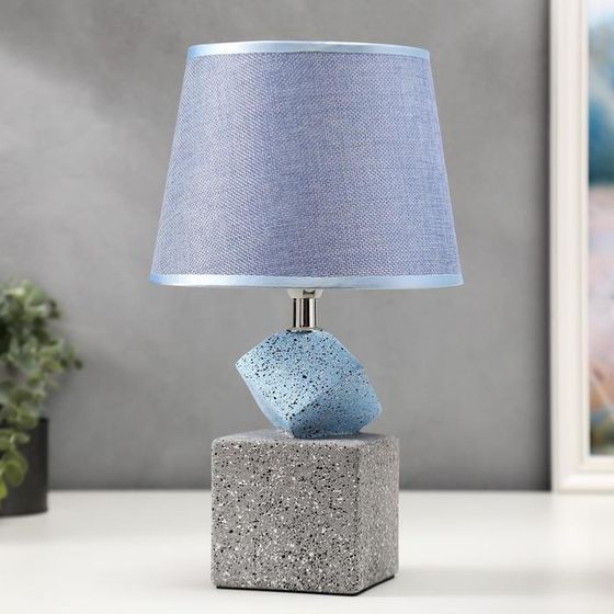 Лампа настольная 16251/1BL Е14 40 Вт синий 20×20×33.5 см RISALUX
