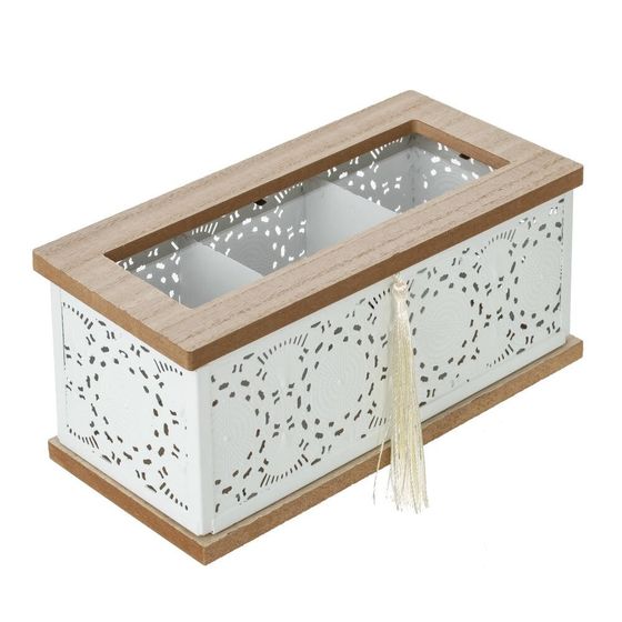 Шкатулка для чайных пакетиков, L22 W8,5 H9 см