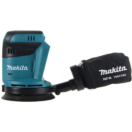 Эксцентриковая шлифмашина аккум. Makita DBO180Z 18В без АКБ и ЗУ d=125мм