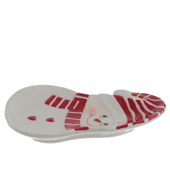 Тарелка &quot;Снеговик&quot;, L13 W17,5 H2 см