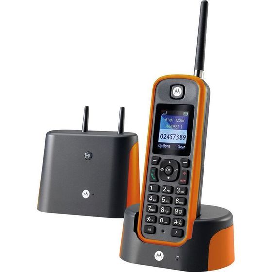 Р/Телефон Dect Motorola O201 оранжевый