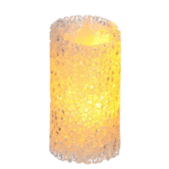 Изделие декоративное &quot;Свеча&quot; (подсветка, 3xLR54) (блок 12шт), L4,5 W4,5 H9 см