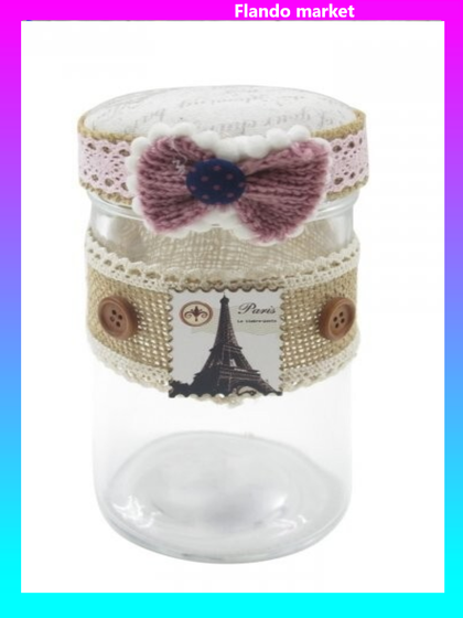 !09 БАНКА ДЛЯ ШВЕЙНЫХ МЕЛОЧЕЙ, L8 W8 H16 СМ