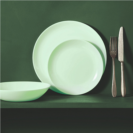 Тарелка суповая ДИВАЛИ ПАРАДАЙЗ ГРИН 20см