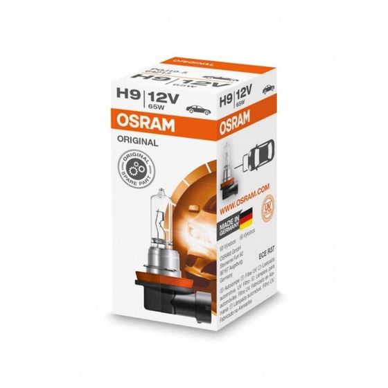 Лампа автомобильная Osram, H9, 12 В, 65 Вт, 64213