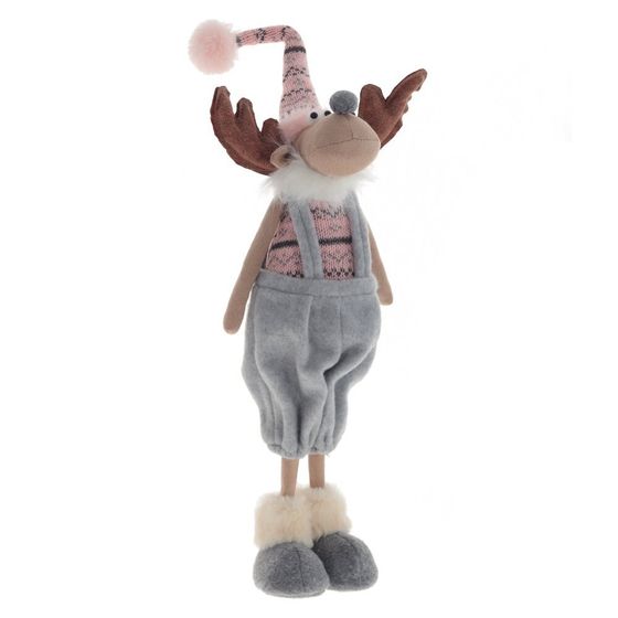Игрушка набивная &quot;Олень&quot;, L18 W13 H56/34 см, 2в.