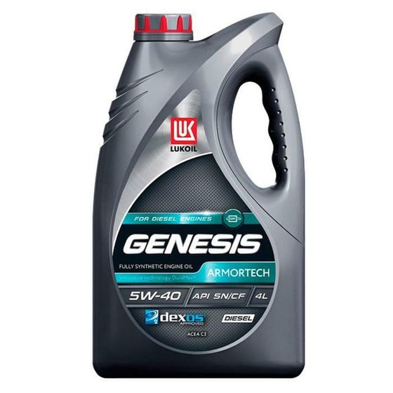 Масло моторное Лукойл Genesis Armortech Diesel 5w-40, канистра, 4 л