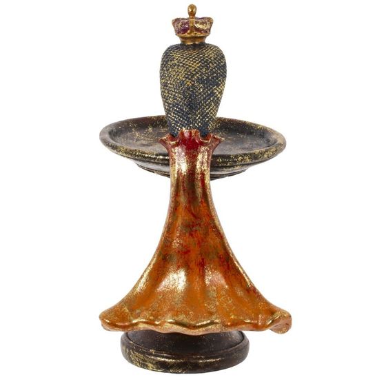 Изделие декоративное &quot;Змея с блюдом&quot;, L16,5 W17 H29,5 см