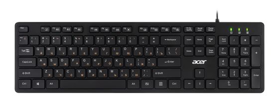 Клавиатура Acer OKW122 проводная черный