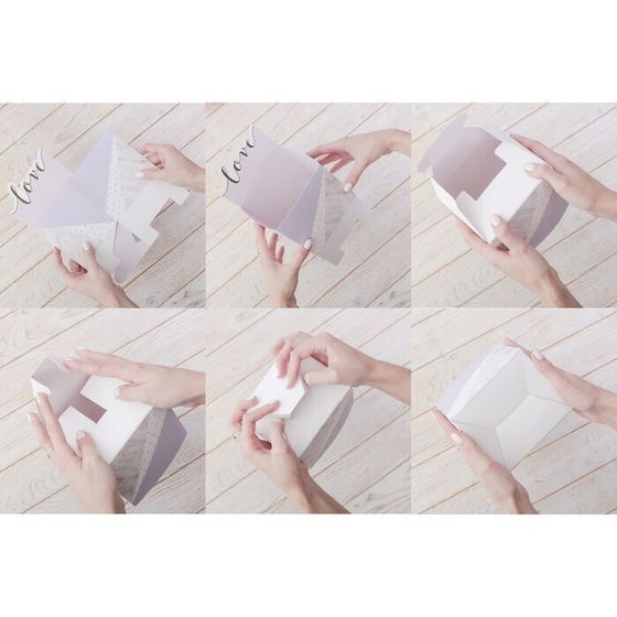 !Коробки для мини букетов 3 штуки «Волшебство», 12 × 20 × 10 см