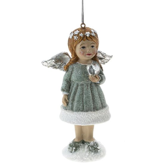 Фигурка декоративная подвесная  &quot;Ангел&quot;, L7 W5 H12 см, 2в.