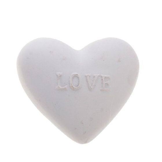 Фигурка декоративная &quot;Сердце&quot; (блок 24 шт), L5,8 W3 H6 см, 3 в.