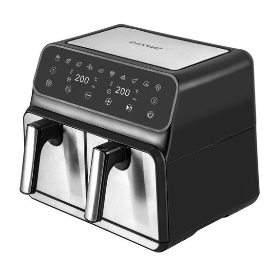 Аэрогриль Endever Skyline AF-128 8л 2850Вт черный/стальной