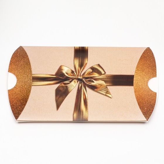 !09 Комплект из 4-х штук: Коробка подарочная сборная (1 штука) «Искусство», 22 х 15 х 6 см.+ Коробка складная (3 штуки) "Золотой бант", 19 х 14 х 4 см.