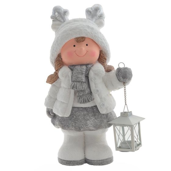 Фигурка декоративная &quot;Девочка&quot;, L25 W14 H40 см, 2в.