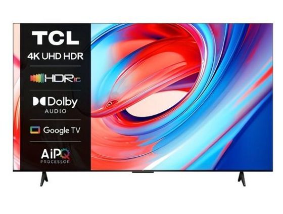 Телевизор LED 55&quot; TCL 55V6B (RU) черный SmartTV GoogleTV безрамочный