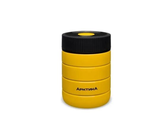 Термос для еды Арктика 307-480 480мл желтый/черный