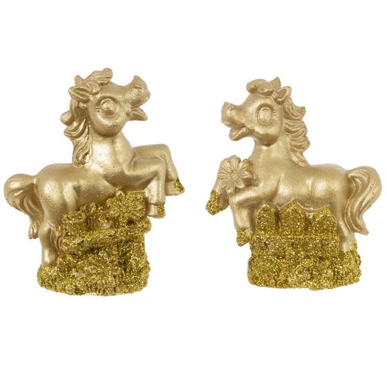 Фигурка декоративная &quot;Лошадка&quot;, L5,5 W3 H6,5 см, 2в.