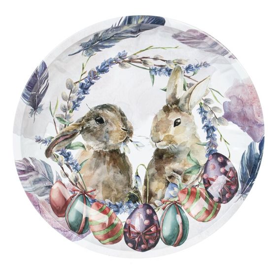 Блюдо "Пасхальное", L26 W26 H3 см, 6в.