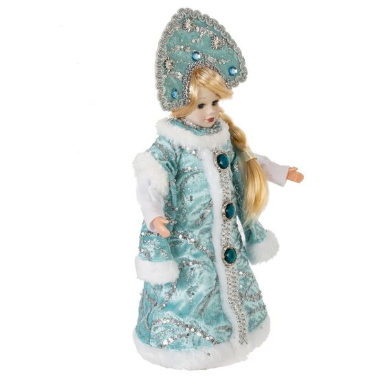 Снегурочка с ёмкостью для конфет, L16 W14 H36 см