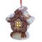 Украшение новогоднее &quot;Избушка&quot; с подсветкой , L7 W5 H8 см, (2хLR44), 3в.