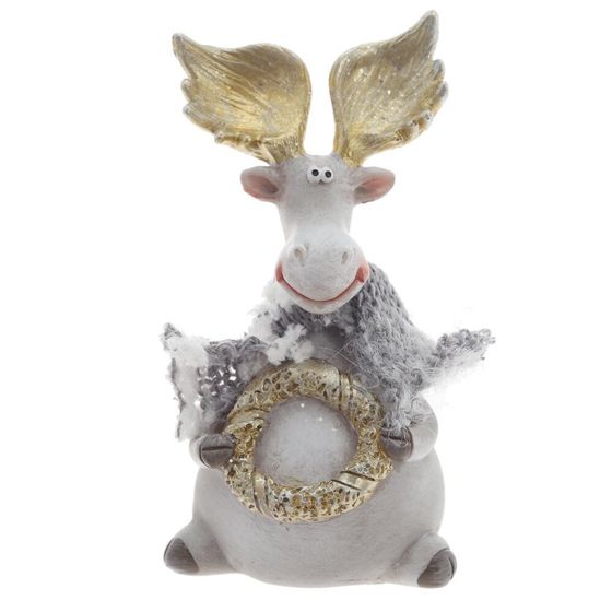 Фигурка декоративная &quot;Олень&quot;, L6,5 W5,5 H19,5 см, 2в.