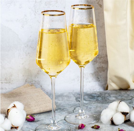 Набор фужеров для шампанского ULTIME BORD OR 4шт 230мл