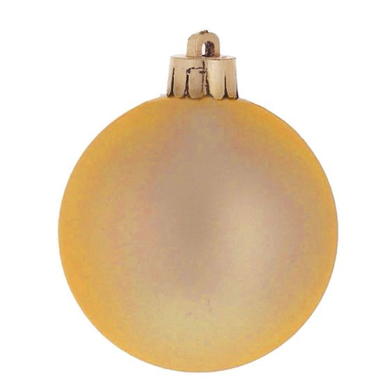 Набор из 4шт Украшение новогоднее Шар &quot;Золотой квартет&quot;, D8 см, L16 W8 H16 см