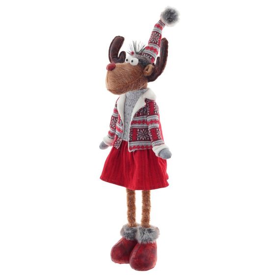 Игрушка набивная &quot;Олень&quot;, L29 W17 H101/72 см, 2в.