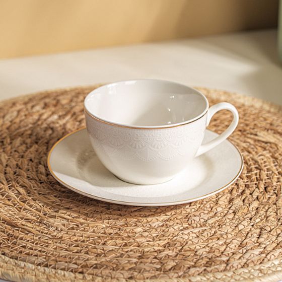 Чайная пара WHITE LACE 220мл