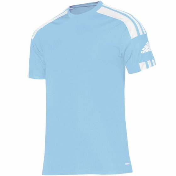 Мужская спортивная футболка голубая T-shirt adidas Squadra 21 Jersey Youth Junior GN6725