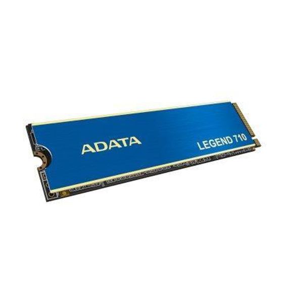 Накопитель SSD 512Gb ADATA PCI-E x4 M.2 2280 Legend 710 NVMe 3D NAND Скорость записи 1600 Мб/сек. Скорость чтения 2400 Мб/сек. 3.13mm TBW 130 Тб Врем