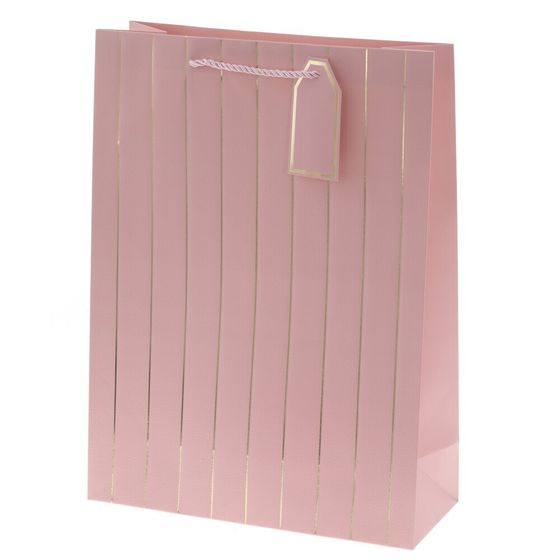 Пакет подарочный (бумага 210г/м2, блок 12шт), L31 W12 H42 см, 9в.