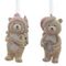 Изделие декоративное подвесное "Медвежонок", L3,5 W3,5 H7 см, 2в.