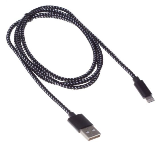 Кабель Buro USB(m) - Lightning (m) 1м черный (BHP RET LGHT-B-BR)