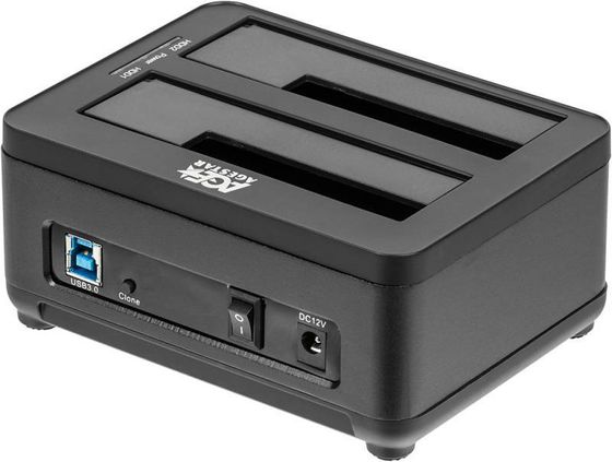 Док-станция для HDD AgeStar 3UBT8 SATA III USB3.0 пластик/алюминий черный 2