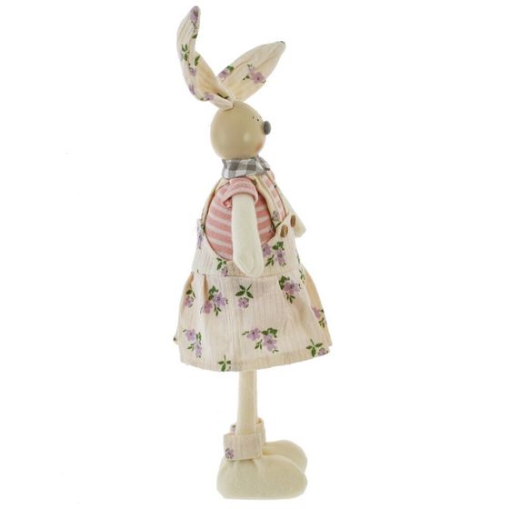 Игрушка набивная &quot;Заяц/Зайка&quot;, L15 W8 H44/33 см, 2в.